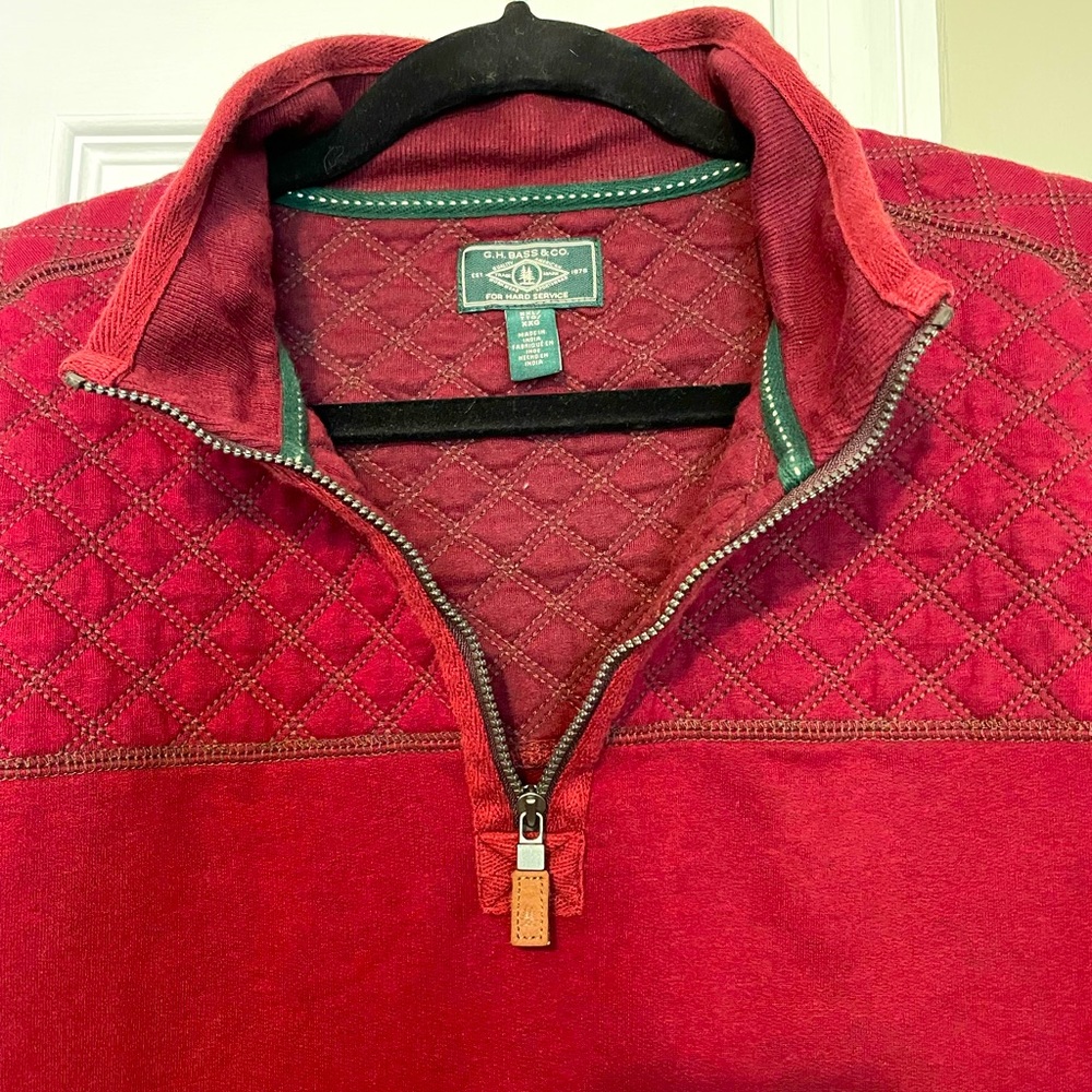 Maroon crew neck